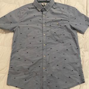 Vissla sunrise button down shirt